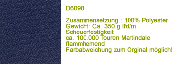 D6098 dunkelblau Stoff