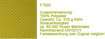 F7025 hellgrün - gelb  Stoff