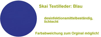 Textilleder - blau