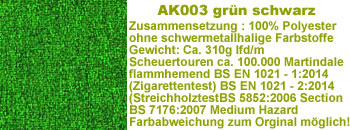 ak003-grün-schwarz Stoff