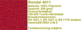 Bondai Stoff rot 4011