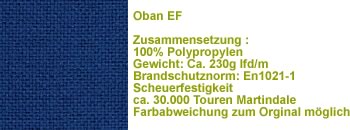 Stoff Oban EF010 dunkelblau