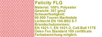 Felicity Stoff FLG 64189 hellrot