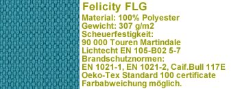 Felicity Stoff FLG 67079 hellblau