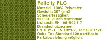 Felicity Stoff FLG 68179 grün