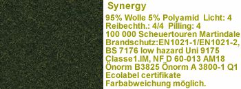 Stoff lds42 (Wolle 95%) 100.000 Scheuert.