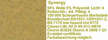 Stoff lds45 (Wolle 95%) 100.000 Scheuert.