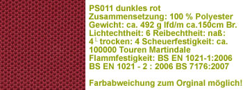 dunkles rot ps011 Stoff