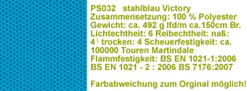 stahlblau ps032 Stoff