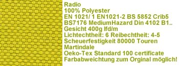 Radio Stoff RDF 7025 gelb