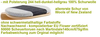 Schurwollle hell-dunkel-hell grau ws32244