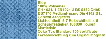 Step Stoff 66018 blau