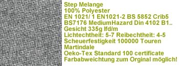 Step Melange Stoff 60004 grau