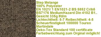 Step Melange Stoff 61103 schlam